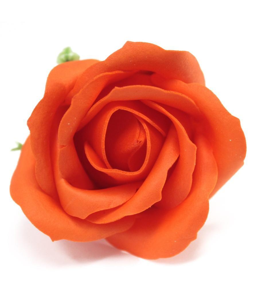 Flor de manualidades deco mediana - naranja escura