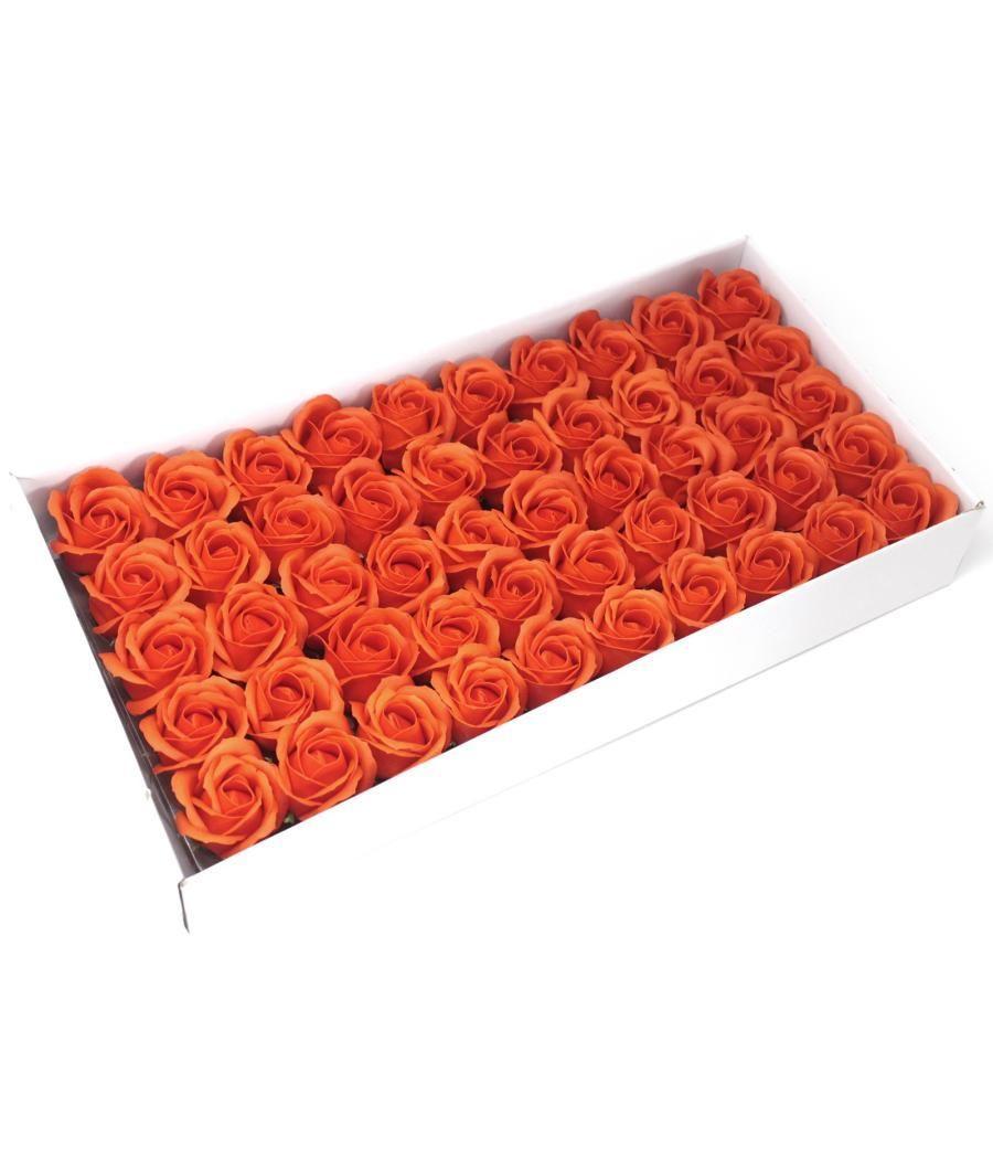 Flor de manualidades deco mediana - naranja escura