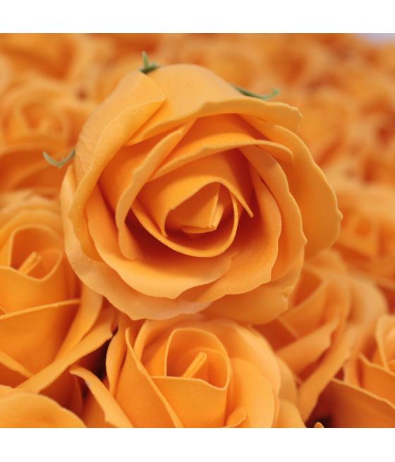 Flor de manualidades deco mediana - naranja