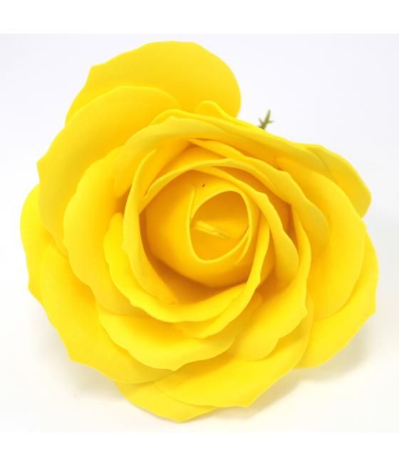 Flor de manualidades deco grande - amarillo