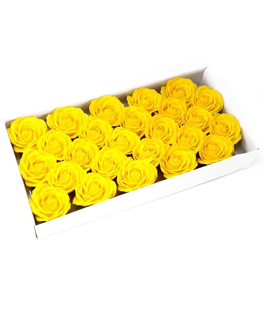 Flor de manualidades deco grande - amarillo