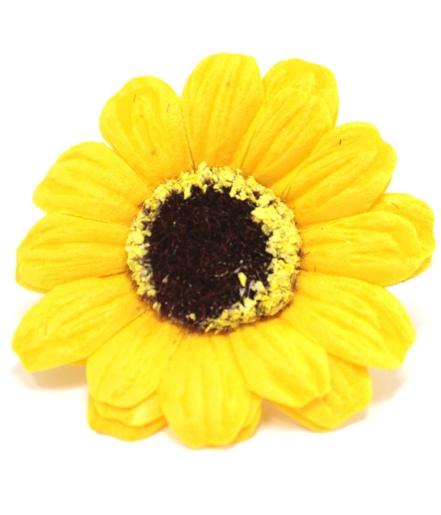 Flor de girasol manualidades deco mediana - amarillo