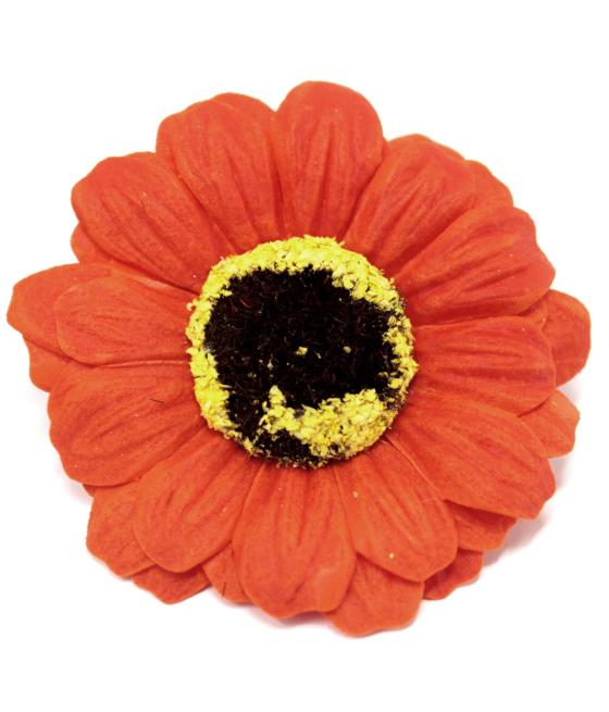 Flor de girasol manualidades deco mediana - naranja