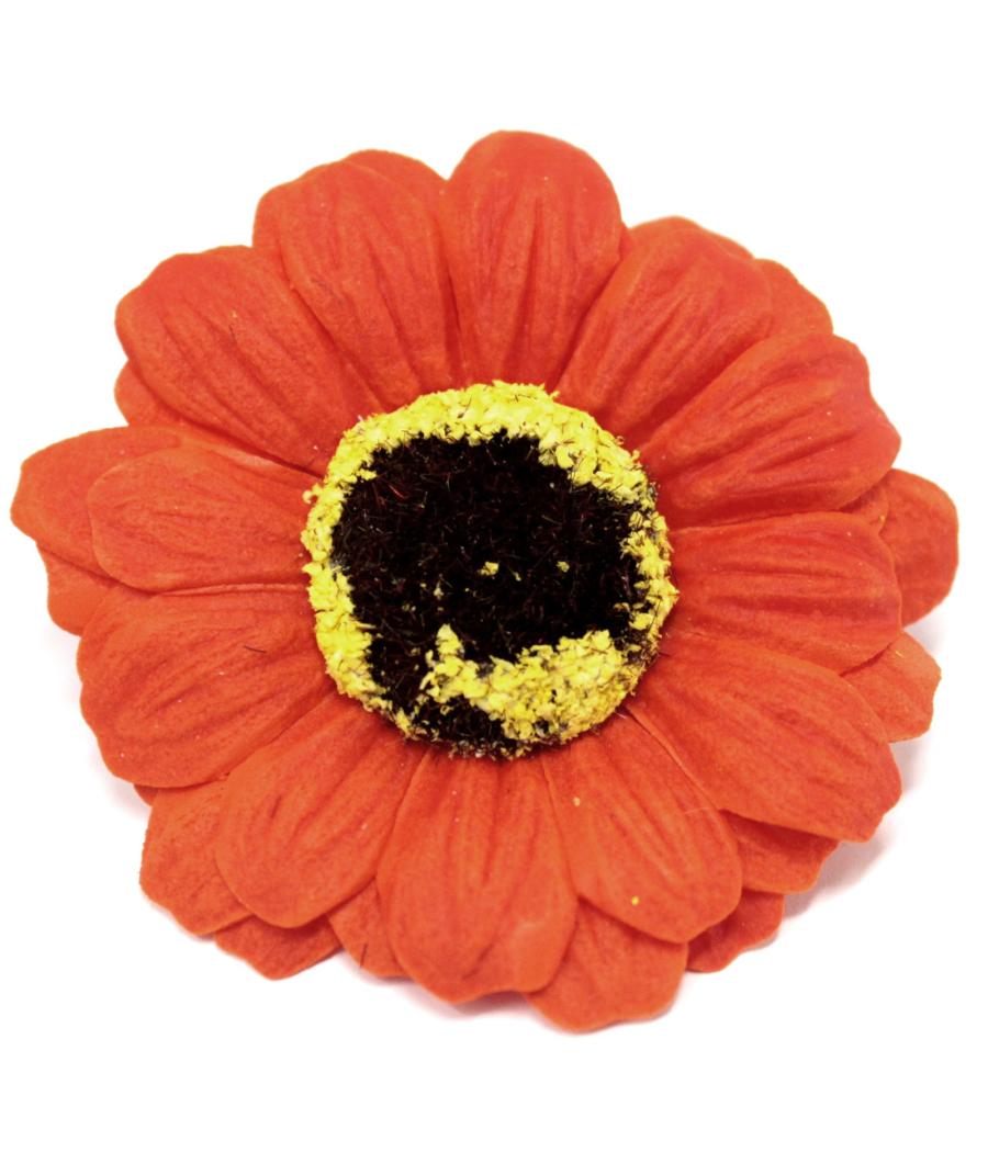 Flor de girasol manualidades deco mediana - naranja