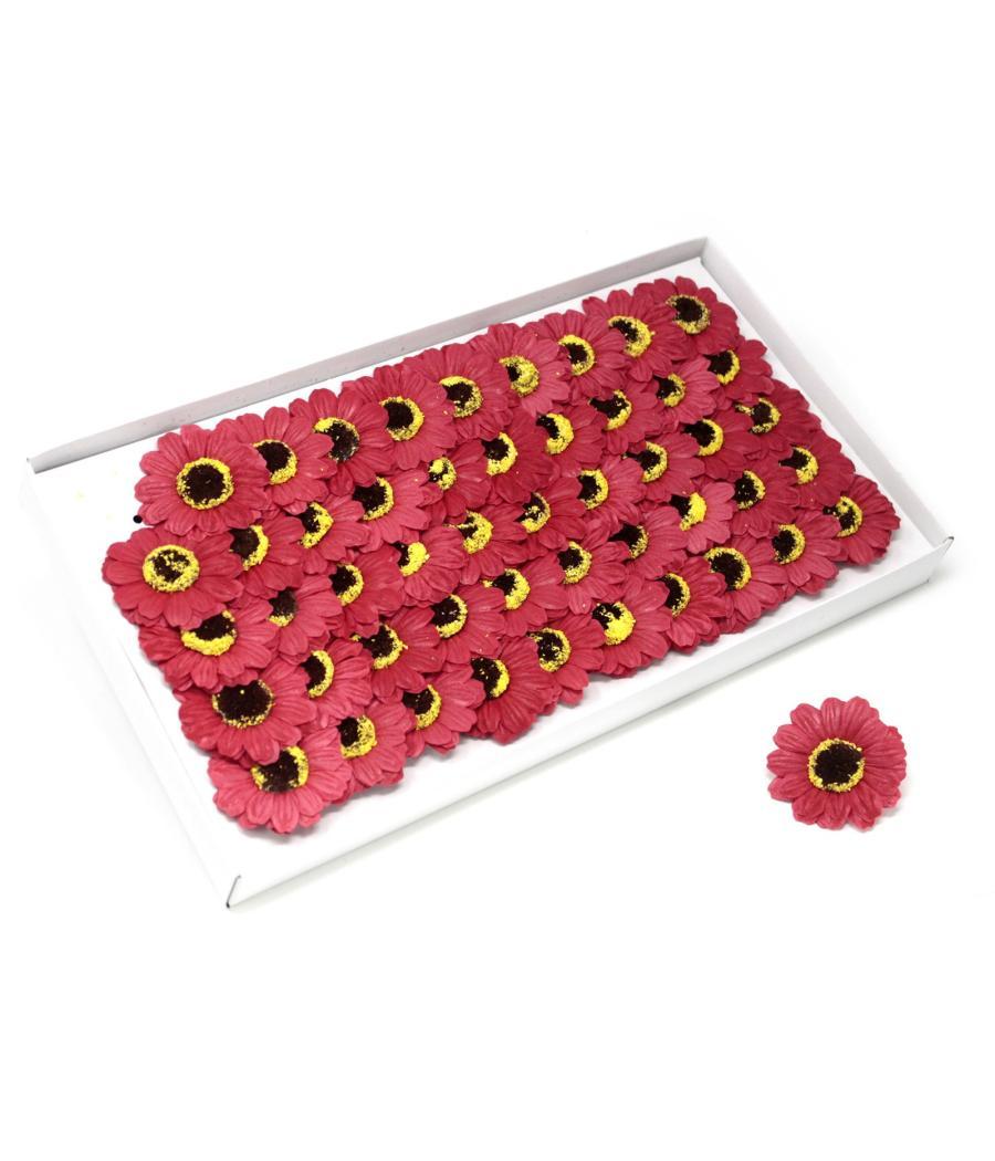 Flor de girasol manualidades deco mediana - roja