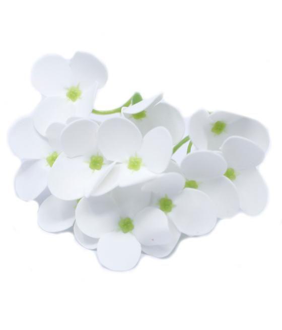 Flores de Jabón Manualidades - Jacinto - blanca
