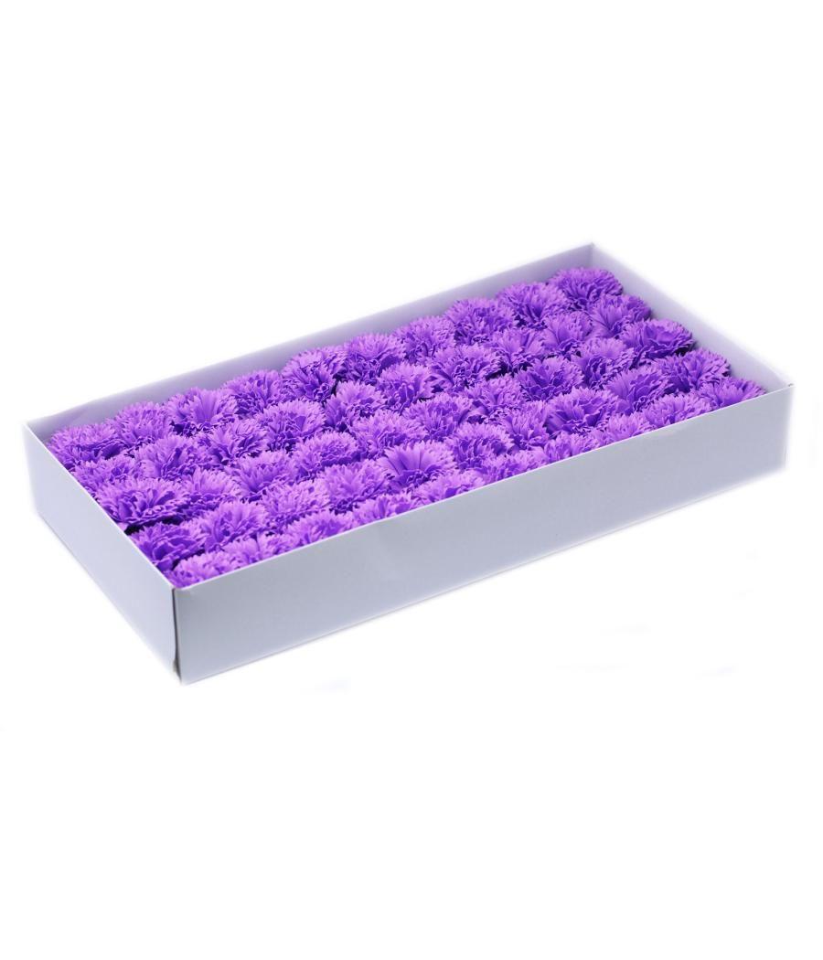 Flor de Jabón Manualidades - claveles - Violeta