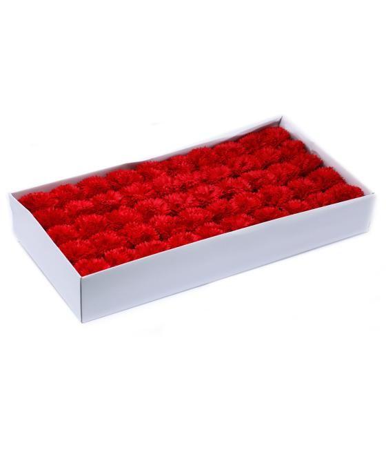 Flor de Jabón Manualidades - claveles - Rojo