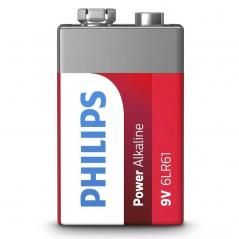 Pila Alcalina Philips 6LR61P1B/10/ 9V - Imagen 2