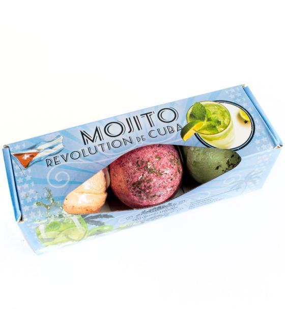 Set de 3 bombas de baño mojito