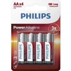 Pack de 4 Pilas Philips LR6P4B/10/ 1.5V/ Alcalina - Imagen 1