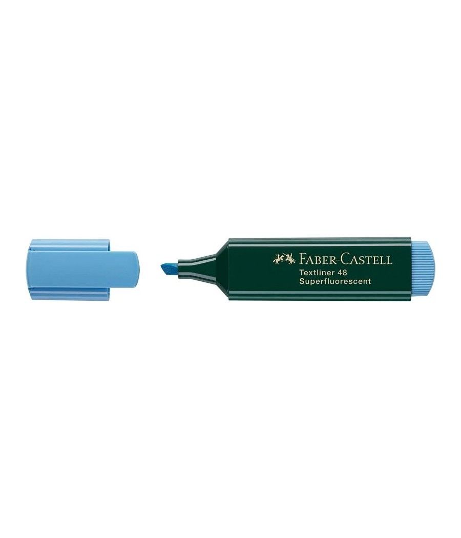 Caja de Marcadores Fluorescentes Faber Castell Textliner 48 154851/ 10 unidades/ Azules - Imagen 2