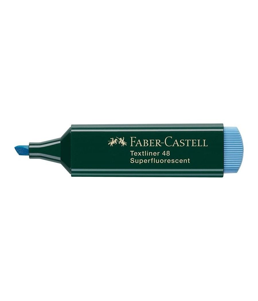Caja de Marcadores Fluorescentes Faber Castell Textliner 48 154851/ 10 unidades/ Azules - Imagen 3