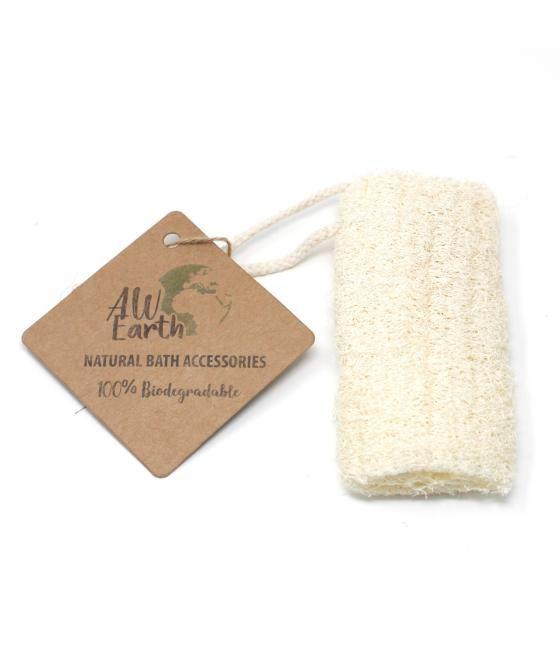 Natural Loofah Scrub on Rope - 5" - 12.7 cm