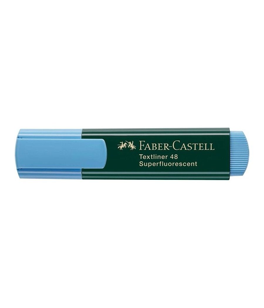 Caja de Marcadores Fluorescentes Faber Castell Textliner 48 154851/ 10 unidades/ Azules - Imagen 4