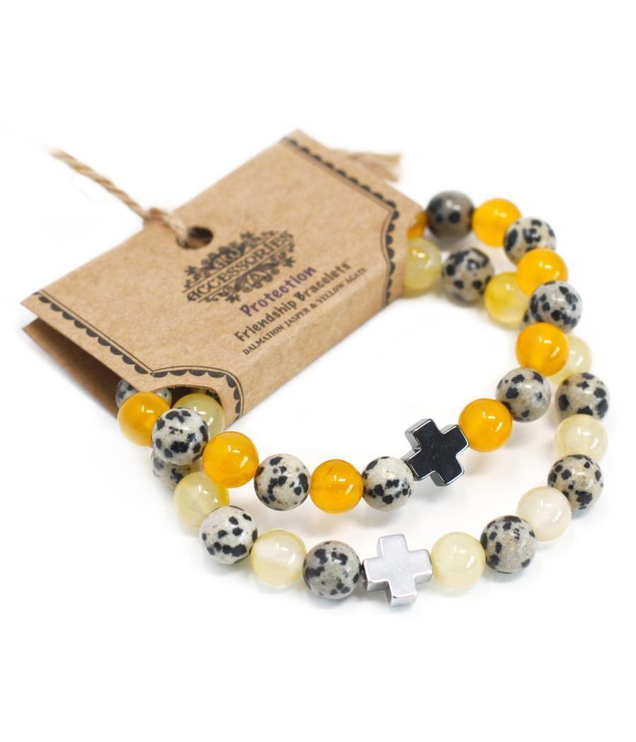 2 Pulsera con Piedras Preciosas-Proteccion