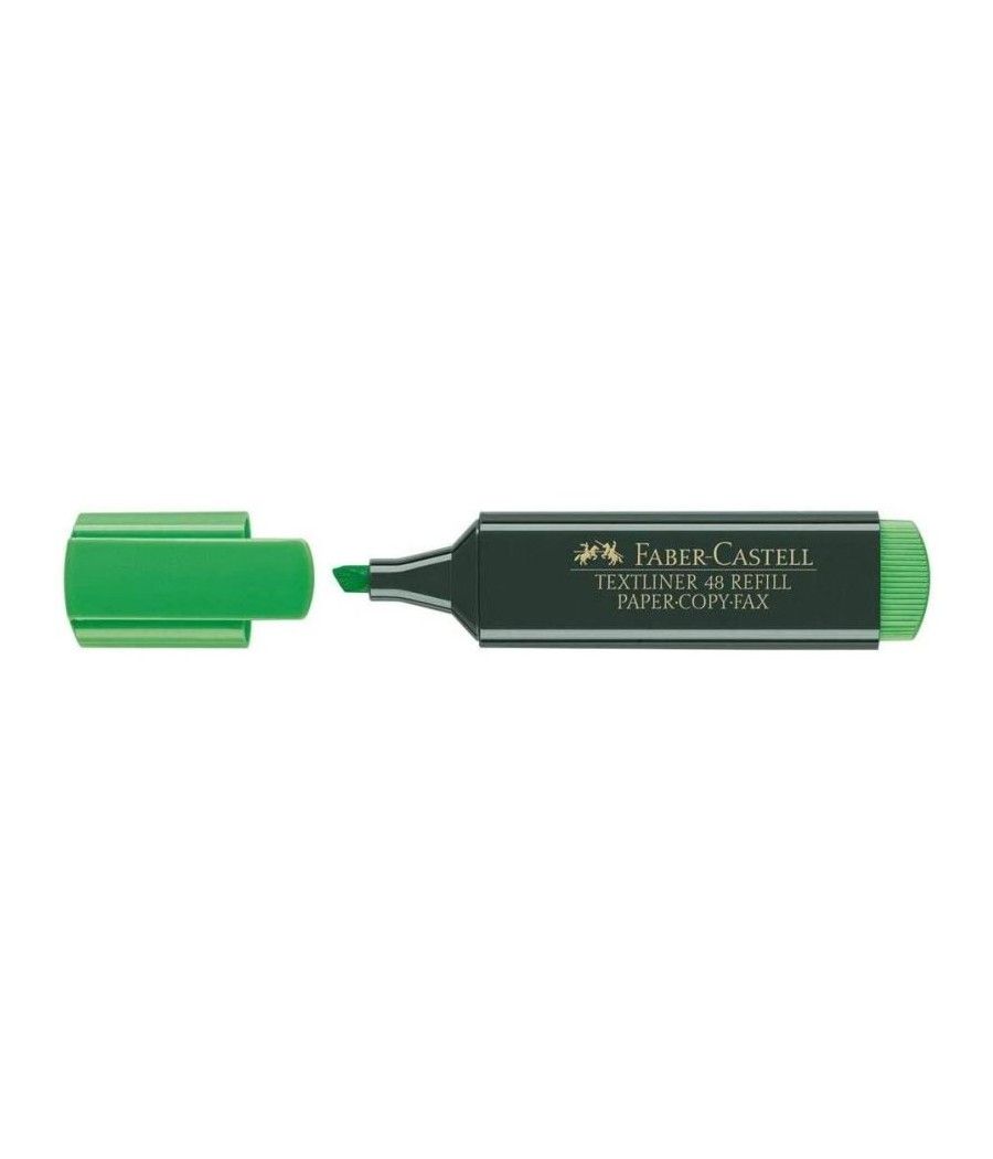 Caja de Marcadores Fluorescentes Faber Castell Textliner 48 09154863/ 10 unidades/ Verdes - Imagen 2