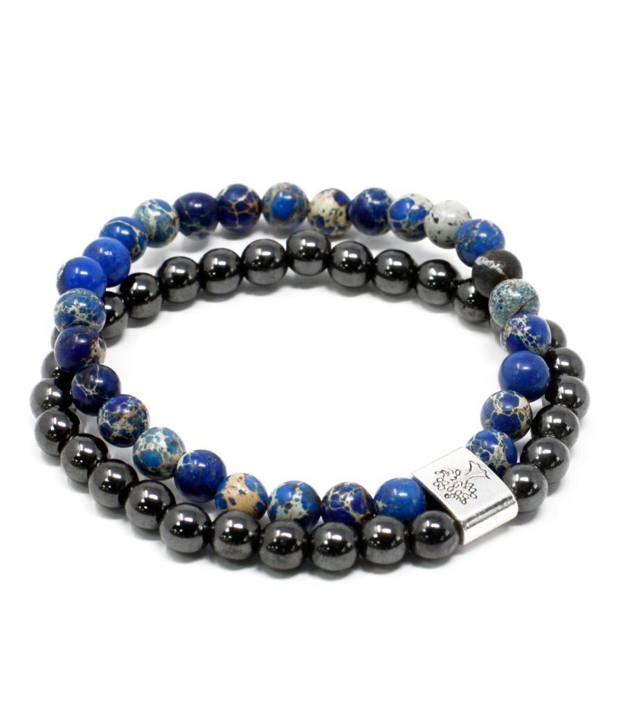 Pulsera de Piedras Preciosas Magnéticas - Sodalite