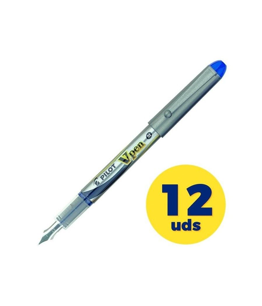 Caja de Plumas Desechables Pilot V Pen/ 12 unidades/ Azules - Imagen 1