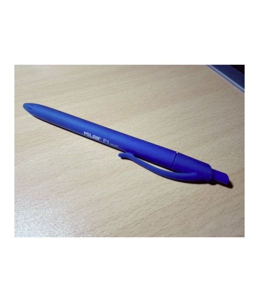 Caja de Bolígrafos de Tinta de Aceite Retráctil Milan P1 Touch MLN176510925/ 25 unidades/ Azules - Imagen 3