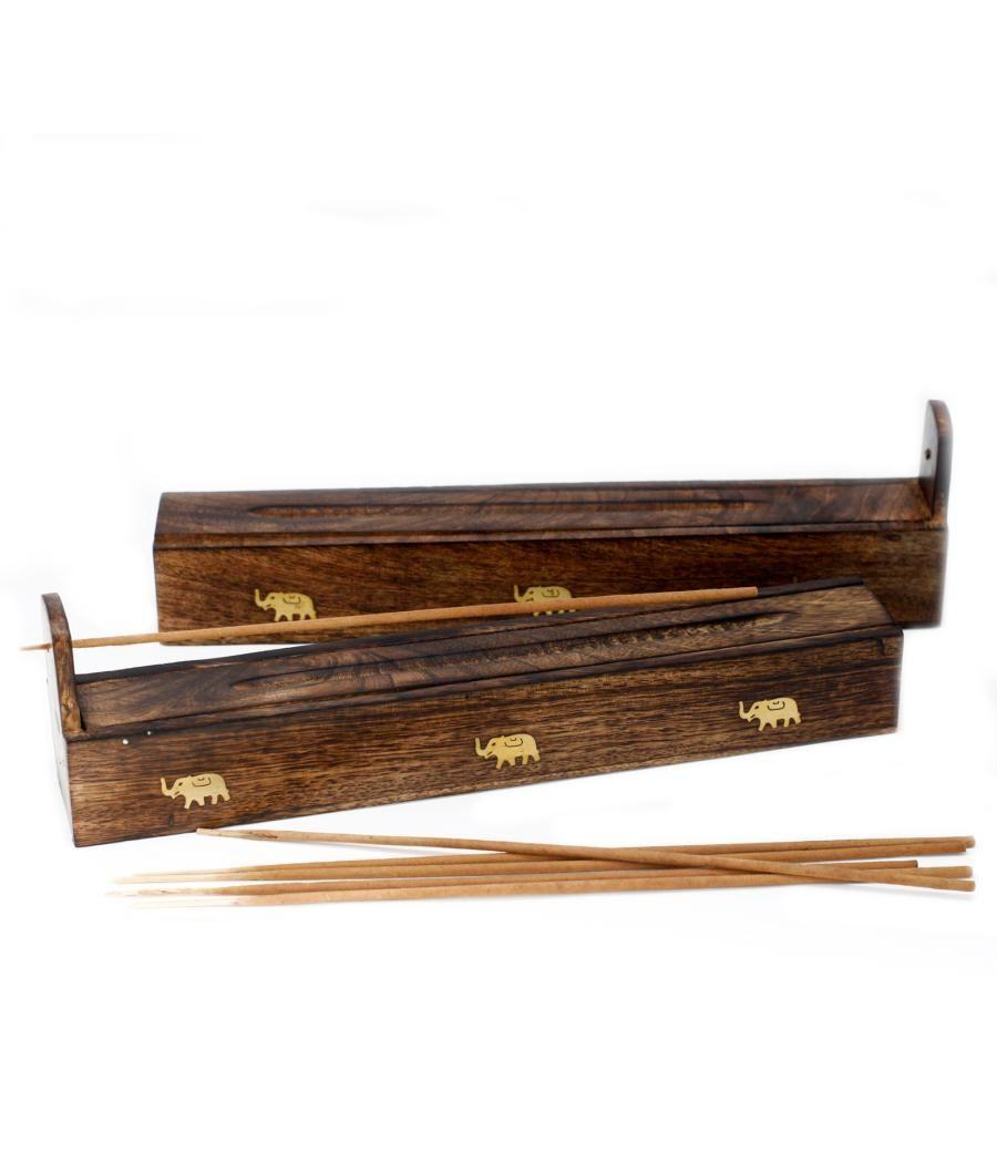 Mango Wood Incense Box - Assorted