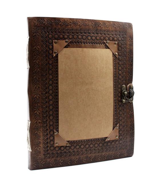 Huge Customisable Visitor Leather Book 10x13 (200 pages)