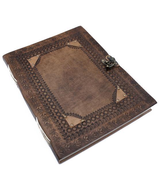 Huge Customisable Visitor Leather Book 10x13 (200 pages)