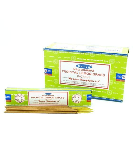 Varillas de Incienso Satya 15g - Tropical Lemongrass