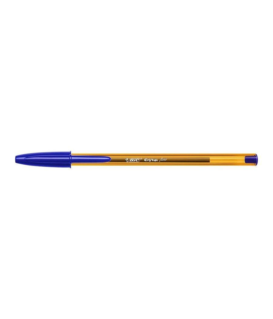 Caja de Bolígrafos de Tinta de Aceite Bic Cristal Fine 872730/ 50 unidades/ Azules - Imagen 2