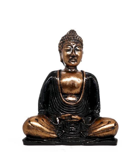 Buddha Negro y Oro- Med