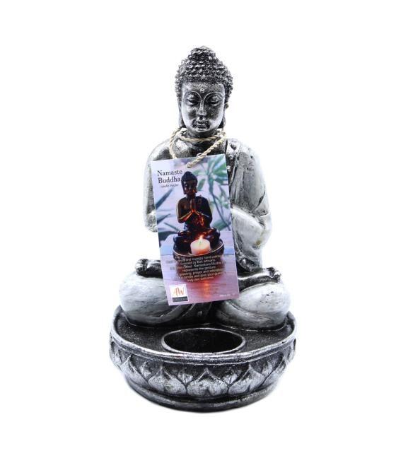 Buddha Porta Vela- Blanco - Med