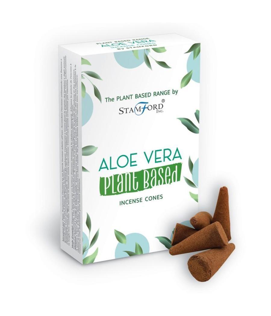 Conos de Incienso a Base de Plantas - Aloe Vera