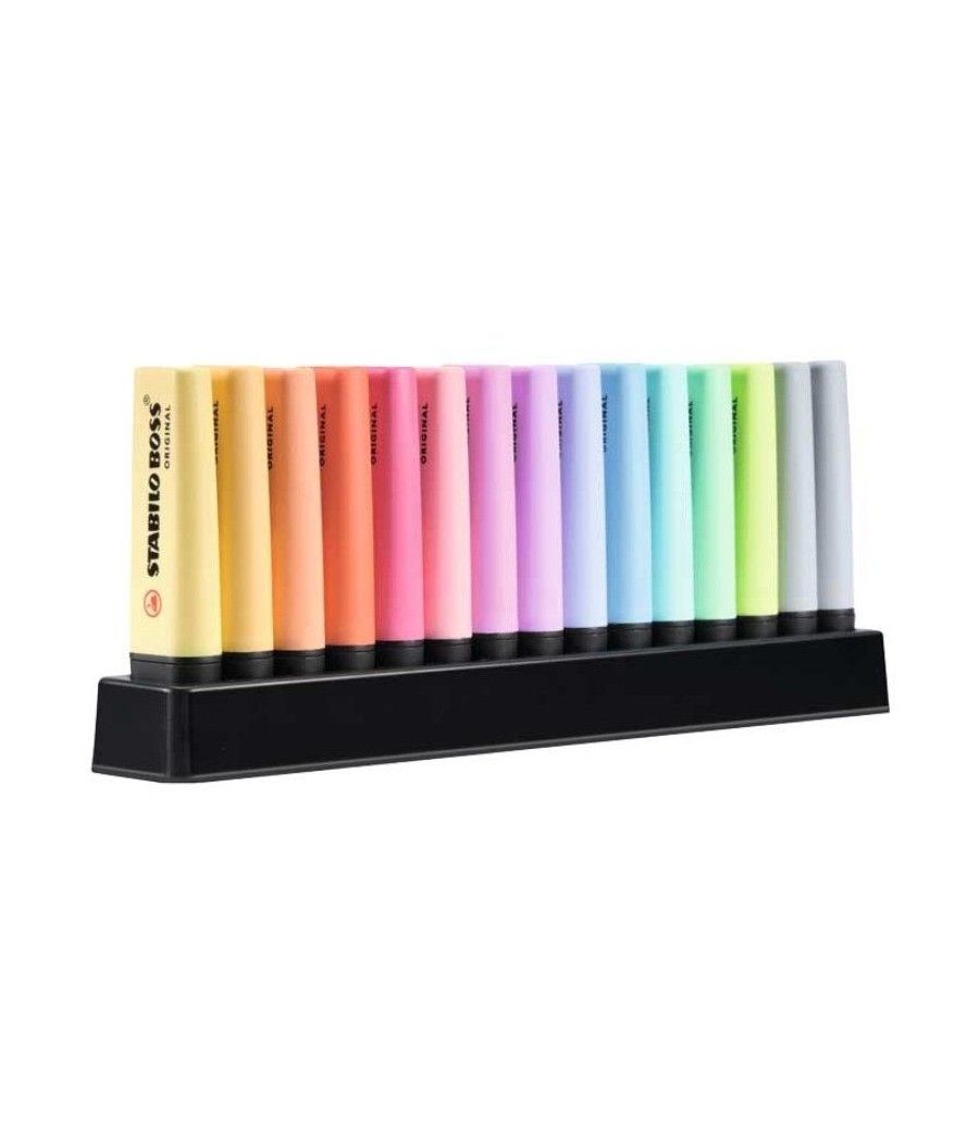 Peana de Marcadores Fluorescentes Stabilo Boss Original/ 15 Unidades/ Colores Surtidos - Imagen 1