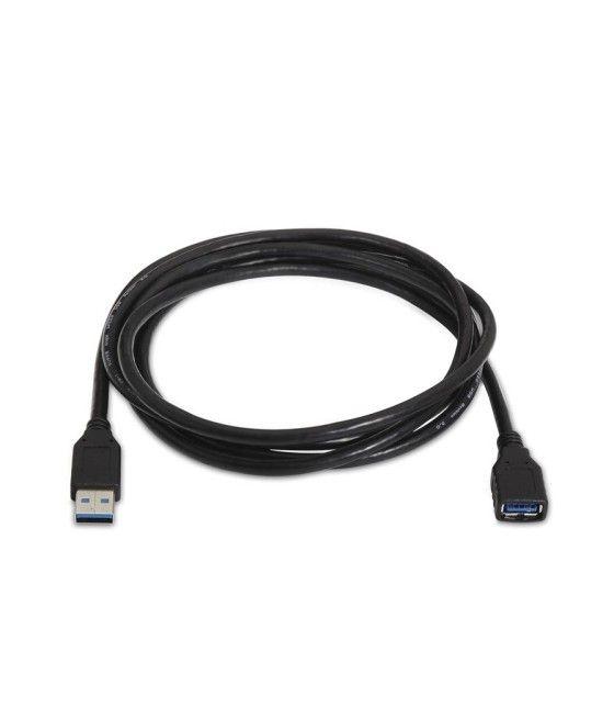 Nanocable - Cable alargador USB 3.0 de 1m conexión A/M-A/H - color NEGRO - Imagen 1