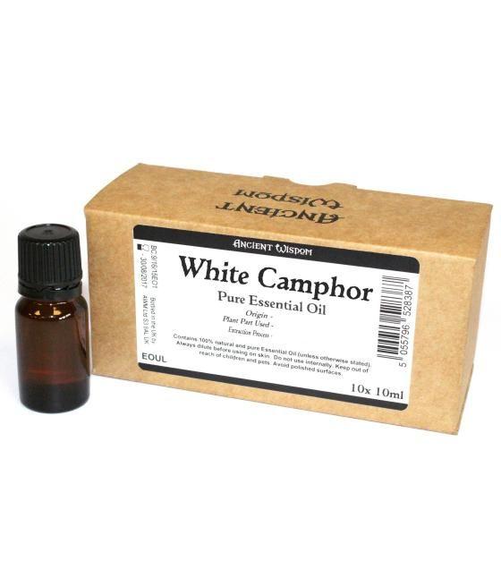 10ml White Camphor Essential Oil Unbranded Label