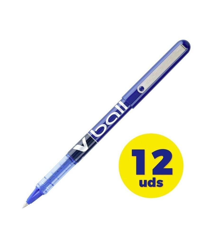 Caja de Bolígrafos de Tinta Líquida Pilot V-Ball NVB7A/ 12 unidades/ Azules - Imagen 1