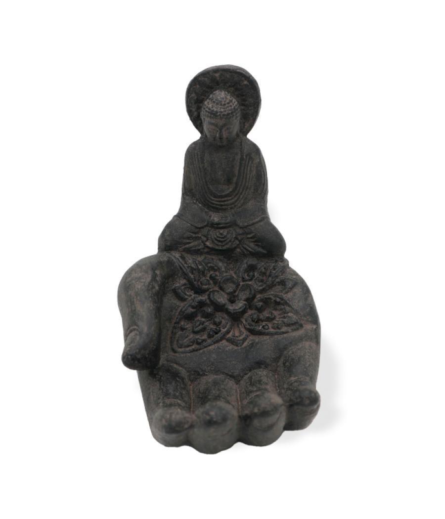 Quemador de incienso Buddah & Hand (negro)