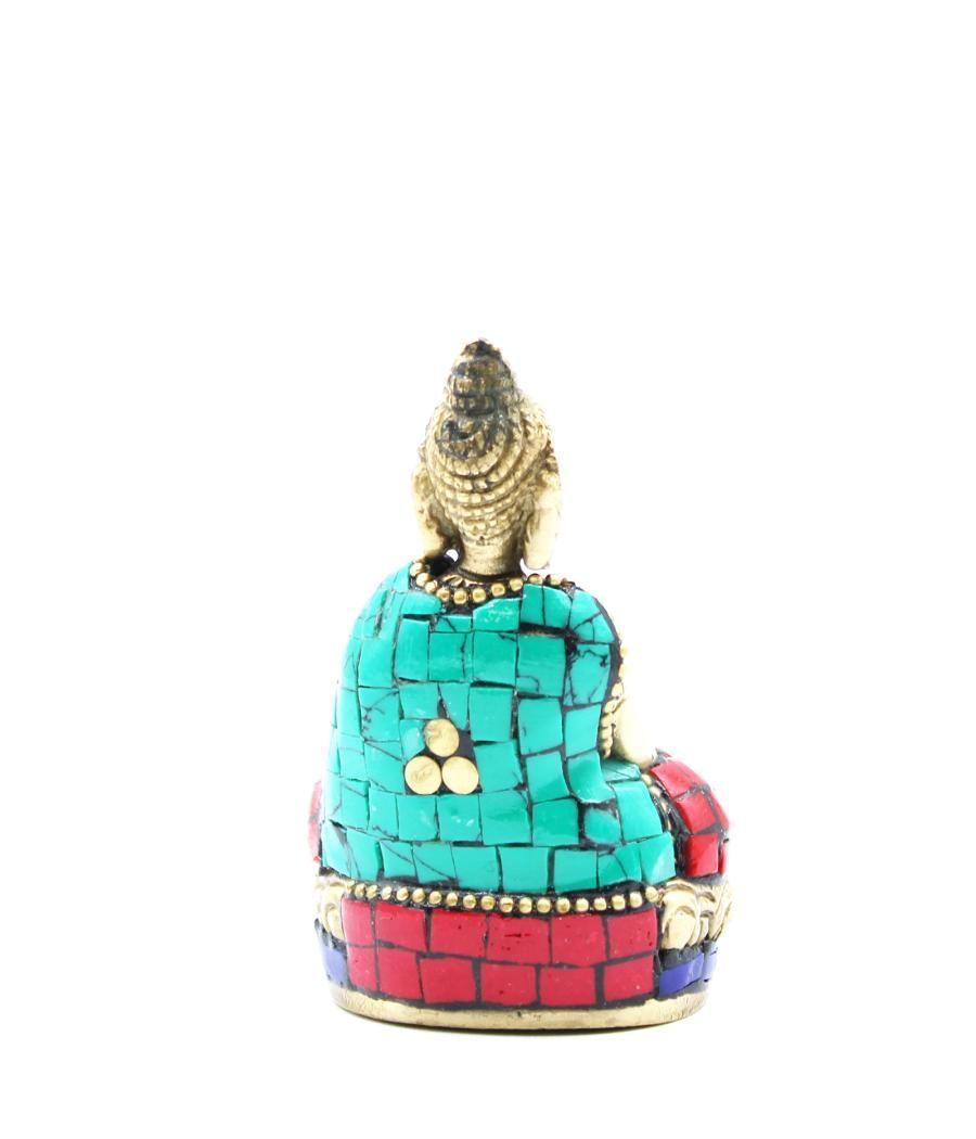 Figura de Buda de Latón - Manos Arriba - 7.5 cm