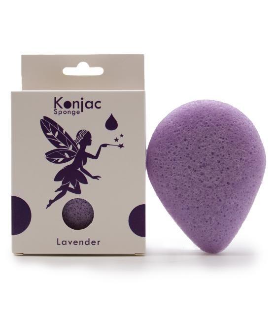 Esponja Facial Konjac - Lavanda - Calmante