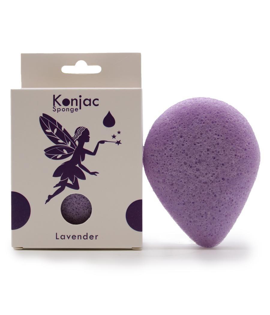 Esponja Facial Konjac - Lavanda - Calmante