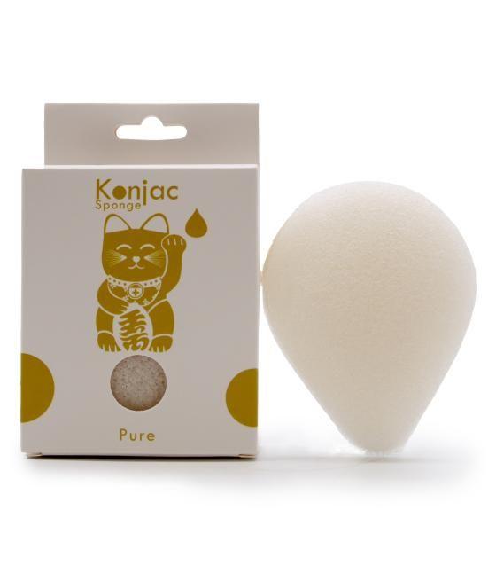 Esponja Facial Konjac - Natural - Pieles Sensibles