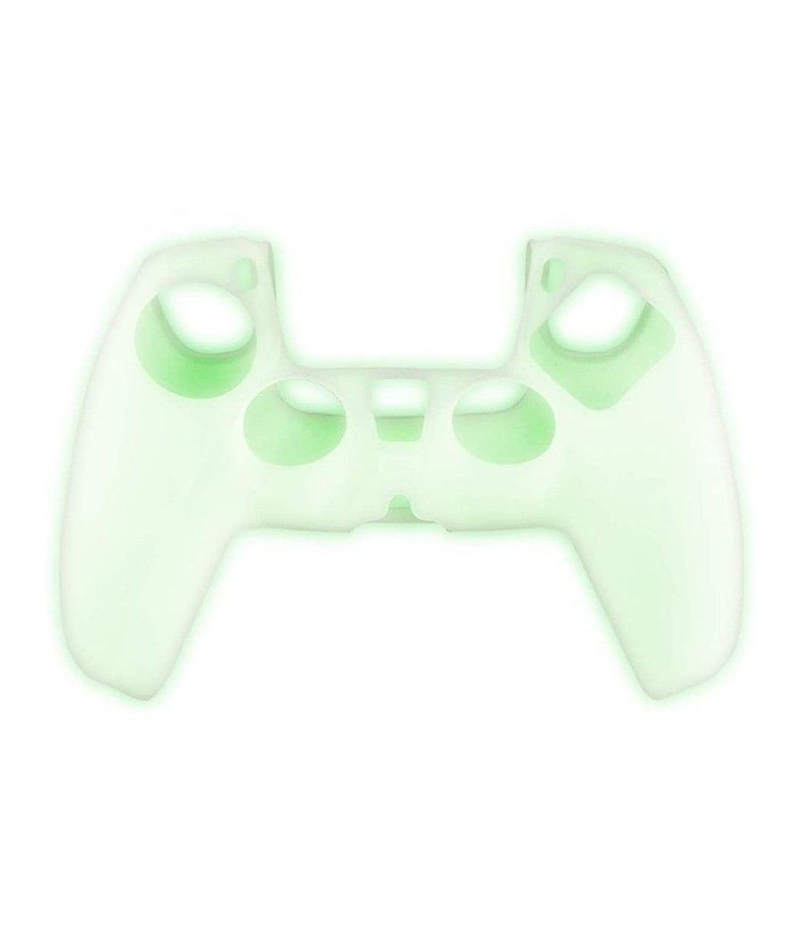Funda Silicona + Grips Blade FR-TEC Custom Kit Glow in the Dark para Mando PS5/ Verde - Imagen 2