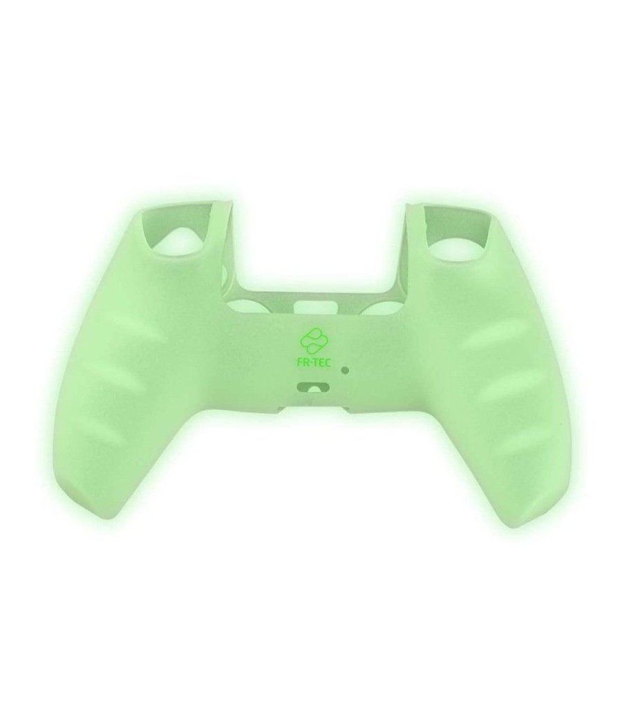 Funda Silicona + Grips Blade FR-TEC Custom Kit Glow in the Dark para Mando PS5/ Verde - Imagen 3