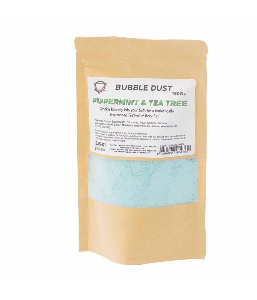 Polvo de Baño de Menta y Árbol del Té 190g