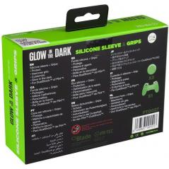 Funda Silicona + Grips Blade FR-TEC Glow in the Dark para Mando PS4/ Verde - Imagen 4
