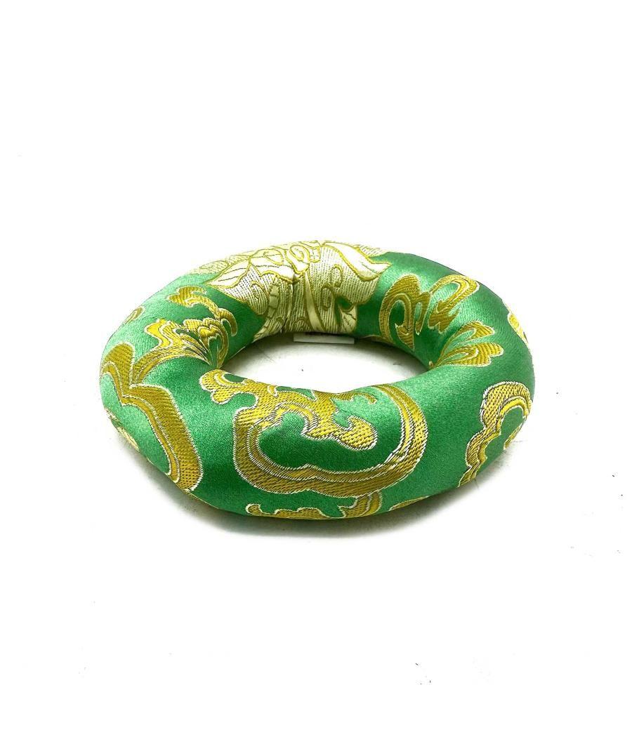 Cojín de aro de 10 cm (para cuenco tibetano de 12-14 cm) - Verde