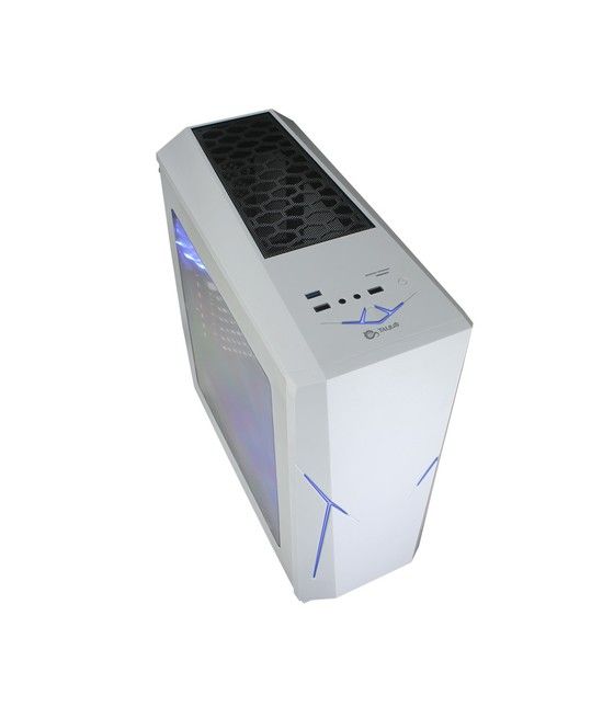 Talius - caja atx xentinel - no grabadora - sin fuente - usb 3.0+sd+audio - 2x3,5" + 2x2,5" - color blanco