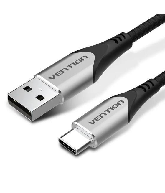 Cable usb tipo-c vention codhi/ usb tipo-c macho - usb macho/ 3m/ gris