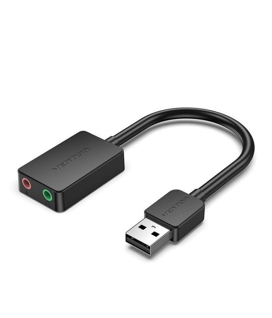 Tarjeta de sonido vention cdzb0/ usb macho - 2x jack 3.5 hembra