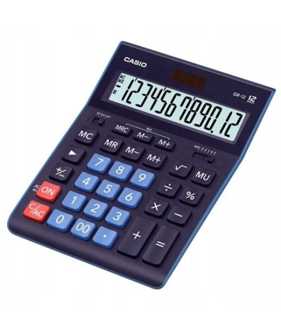 Casio calculadora de oficina sobremesa 12 dígitos azul marino